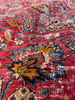 10x13 Fuschia Pink Persian Rug #3322