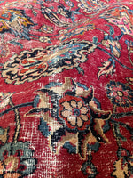 10x13 Fuschia Pink Persian Rug #3322