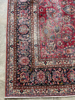10x13 Fuschia Pink Persian Rug #3322
