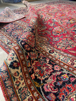 10x13 Fuschia Pink Persian Rug #3322