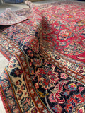 10x13 Fuschia Pink Persian Rug #3322