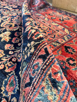 12x20 Persian Rug / Antique Persian Sarouk Rug  #3909