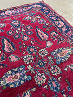 2x3 Antique Persian Sarouk Rug #3077 / 2x3 Persian Rug