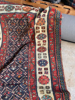 Eggplant Purple Vintage Tribal Rug