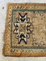 3'6 x 5'1 Antique Shirvan Rug #3083 / Small Vintage Rug