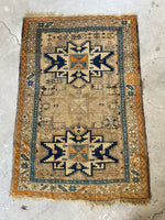 3'6 x 5'1 Antique Shirvan Rug #3083 / Small Vintage Rug
