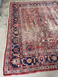 9x12 Antique Persian Mahal Rug #2852C
