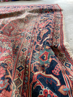 9x12 Antique Persian Mahal Rug #2852C