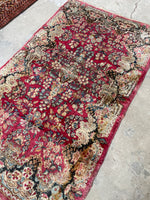 3x5 Vintage Kerman Persian Rug #613