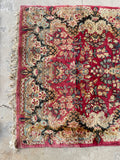 3x5 Vintage Kerman Persian Rug #613