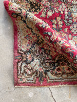 3x5 Vintage Kerman Persian Rug #613
