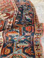 8x10 Antique Heriz Rug #2971ML