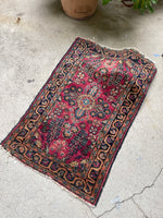 Small Wool Rug / 2x3 Persian Dargazine Rug #2680