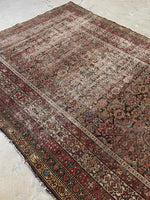 5x10 Worn Persian Rug / 5x10 Vintage Rug #3330ML