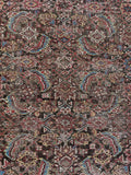 5x10 Worn Persian Rug / 5x10 Vintage Rug #3330ML