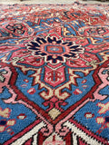 8'3 x 11'6 Antique Persian Heriz Rug #2967ML