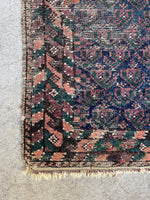 Skinny Worn Persian Rug Mat 