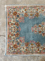 3x5 Vintage Persian French Blue Rug #3336ML