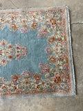 3x5 Vintage Persian French Blue Rug #3336ML