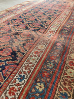 Worn Persian Rug / 5x9 Tribal Persian Rug #3234