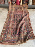 Worn Persian Rug / 5x9 Tribal Persian Rug #3234