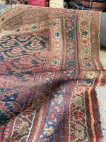 Worn Persian Rug / 5x9 Tribal Persian Rug #3234