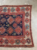 Worn Tribal Rug / 4x8 Distressed Tribal Rug #3235ML