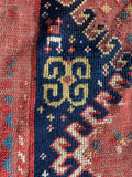 Worn Tribal Rug / 4x8 Distressed Tribal Rug #3235ML