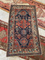 3'6 x 6'2 Antique Persian Bidjar Rug #3095