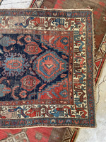 3'6 x 6'2 Antique Persian Bidjar Rug #3095