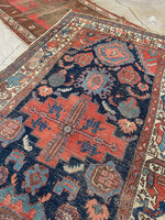 3'6 x 6'2 Antique Persian Bidjar Rug #3095