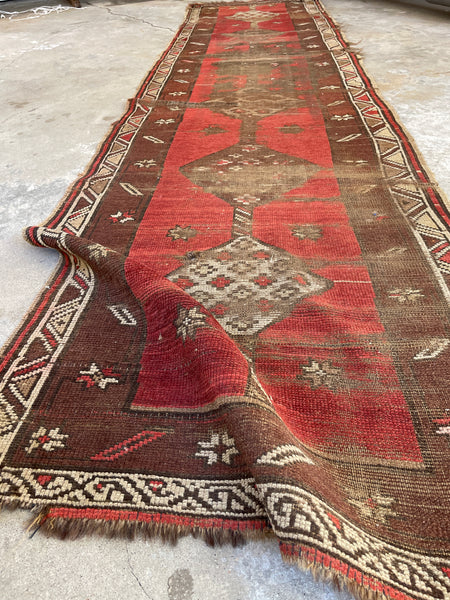 Skinny Vintage Runner / 2'9 x 11'2 Worn Vintage Runner #3096