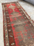 Skinny Vintage Runner / 2'9 x 11'2 Worn Vintage Runner #3096