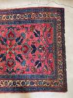 4x5 Antique Persian Rug / Antique Lilihan Rug #3097