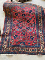 Small vintage Persian rug