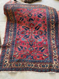 Small vintage Persian rug
