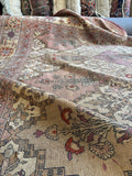 Antique Indian Agra Rug / 10x14 Rug #4577ML