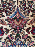 2x4 Antique Floral Persian Rug #4175/ Kerman Persian Rug