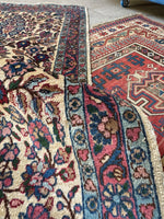 2x4 Antique Floral Persian Rug #4175/ Kerman Persian Rug