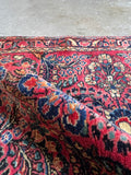 Antique Persian Scatter Rug / 2x4 Sarouk Rug #4172