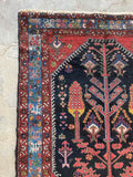 Antique Persian Rug / 3x5'2 Antique Tribal Persian #3106