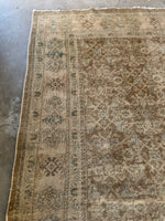 7x11 Antique Muted Persian Mahal Rug #4357ML