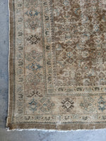 7x11 Antique Muted Persian Mahal Rug #4357ML