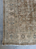 7x11 Antique Muted Persian Mahal Rug #4357ML