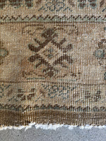 7x11 Antique Muted Persian Mahal Rug #4357ML