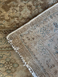 7x11 Antique Muted Persian Mahal Rug #4357ML