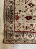 Worn Antique Turkish Rug / 4' x 6'4 Rug #1216ML