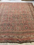 Square Vintage Rug / 11'8 x 12'8 Oushak Rug #3370