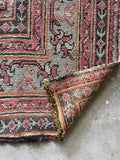 Square Vintage Rug / 11'8 x 12'8 Oushak Rug #3370