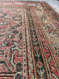 Square Vintage Rug / 11'8 x 12'8 Oushak Rug #3370